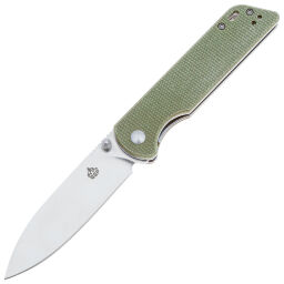 Нож QSP Parrot Satin сталь D2 рукоять Green Micarta (QS102-G)