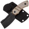 Нож Kansept Korvid S Fixed blackwash сталь 14C28N рукоять Brown Micarta
