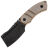 Нож Kansept Korvid S Fixed blackwash сталь 14C28N рукоять Brown Micarta