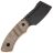 Нож Kansept Korvid S Fixed blackwash сталь 14C28N рукоять Brown Micarta