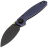 Нож Vosteed Shilin Cutter blackwash сталь Elmax рукоять Purple Aluminum