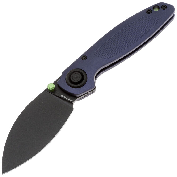 Нож Vosteed Shilin Cutter blackwash сталь Elmax рукоять Purple Aluminum