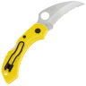 Нож Spyderco Dragonfly 2 Hawkbill Serrated сталь H2 рукоять Yellow FRN (C28SYL2HB)