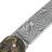 Нож FOX Vulpis 55 сталь DSC Damascus рукоять Dark Matter Gold FatCarbon (FX-VPDAM130 DMGO)