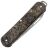 Нож FOX Vulpis 55 сталь DSC Damascus рукоять Dark Matter Gold FatCarbon (FX-VPDAM130 DMGO)