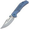 Нож Kansept Orion satin сталь S35VN рукоять Gray/Blue Titanium