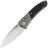 Нож Kansept Dako stonewash сталь S35VN рукоять Ti/Shred Carbon Fiber