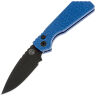 Нож Pro-Tech/Strider PT+ DLC сталь Cruwear рукоять Gridlock Battleworn Blue Aluminum