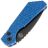 Нож Pro-Tech/Strider PT+ DLC сталь Cruwear рукоять Gridlock Battleworn Blue Aluminum