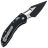 Нож Microtech Stitch Ram-Lok black сталь M390MK рукоять Black Aluminium (169RL-1FL)
