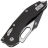 Нож Microtech Stitch Ram-Lok black сталь M390MK рукоять Black Aluminium (169RL-1FL)