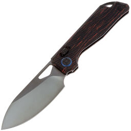 Нож Kunwu Pulsar XL DLC сталь Elmax рукоять Black/Red G-Mascus