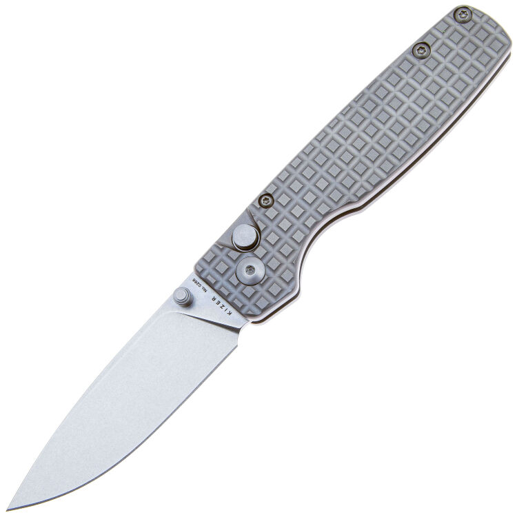 Нож Kizer Original XL сталь S35VN рукоять Frag gray Titanium