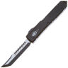 Нож Microtech Ultratech Hellhound Black сталь M390 рукоять Black Aluminium (119-1TS)