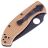Нож Spyderco Tenacious LTW Black сталь 8Cr13MoV рукоять Tan FRN (C122PTNBK)