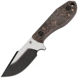 Нож Kansept Tiny Dancer blackwash/satin сталь S35VN рукоять Copper Carbon Fiber