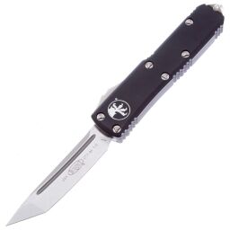 Нож Microtech UTX-85 T/E Stonewash сталь CTS-204P рукоять Black Aluminium (233-10)