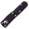 Нож Microtech UTX-85 T/E Stonewash сталь CTS-204P рукоять Black Aluminium (233-10)
