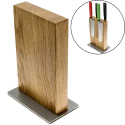 Магнитный держатель Вертикальный ДУБ на 6 ножей (Мастерская дяди Гарри)