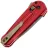 Нож Benchmade Lowden сталь M390 рукоять Phoenix Red Aluminum (491GY-01)