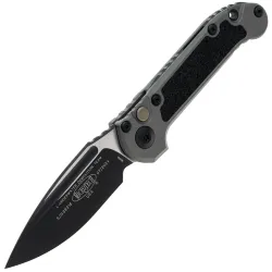 Нож Microtech LUDT Gen III S/E black сталь M390MK рукоять Natural Clear Aluminum (1135-1NC)