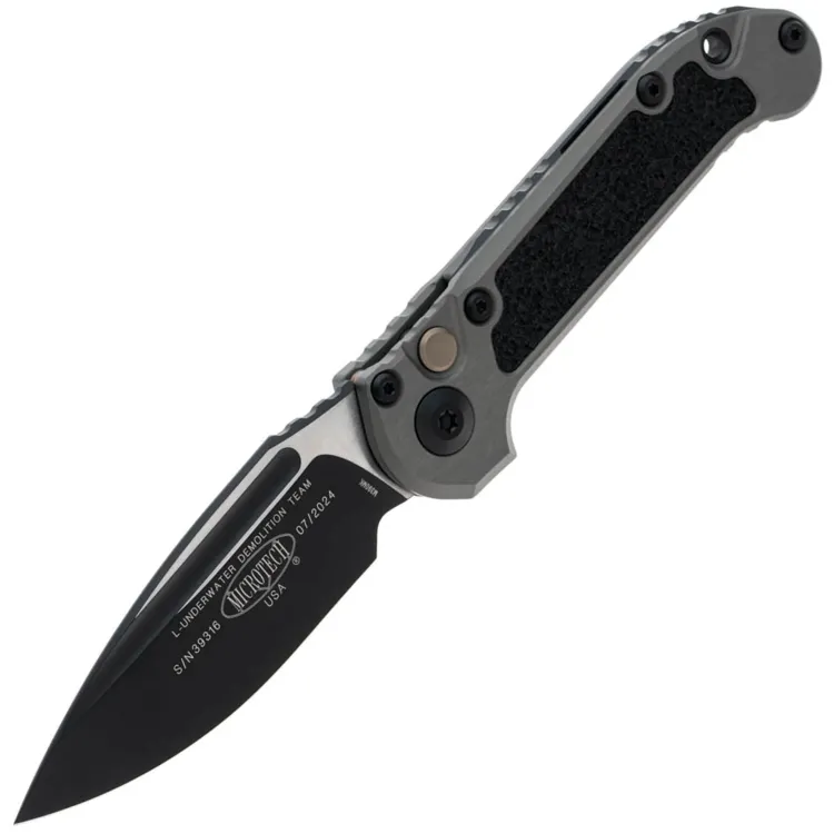 Нож Microtech LUDT Gen III S/E black сталь M390MK рукоять Natural Clear Aluminum (1135-1NC)