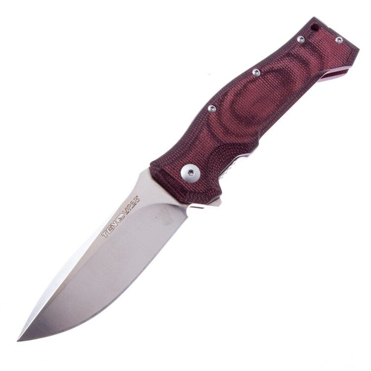 Нож Viper Ten сталь N690 рукоять Burgundy Canvas Micarta (V5922CBR)