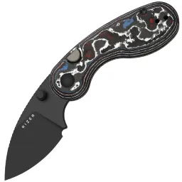 Нож Kizer Microbe DLC сталь M390 рукоять Nebula FatCarbon