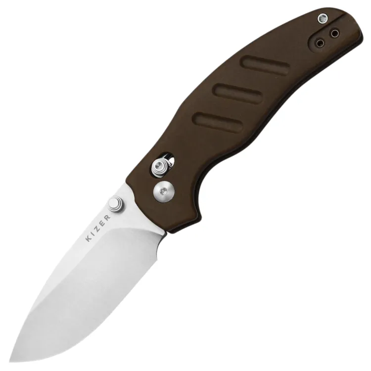 Нож Kizer C01C 2.9 CD satin сталь Nitro-V рукоять Norplex UltreX Micarta