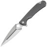 Нож Daggerr Arrow frame lock stonewash сталь D2 рукоять Gray Stainless steel