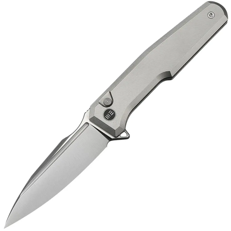 Нож WE Knife Dressytak satin сталь M390 рукоять Gray Titanium (WE25059-2)