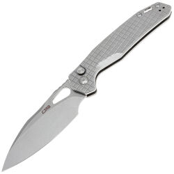 Нож CJRB Frack stonewash сталь AR-RPM9 рукоять Frag pattern Steel (J1931-FST)