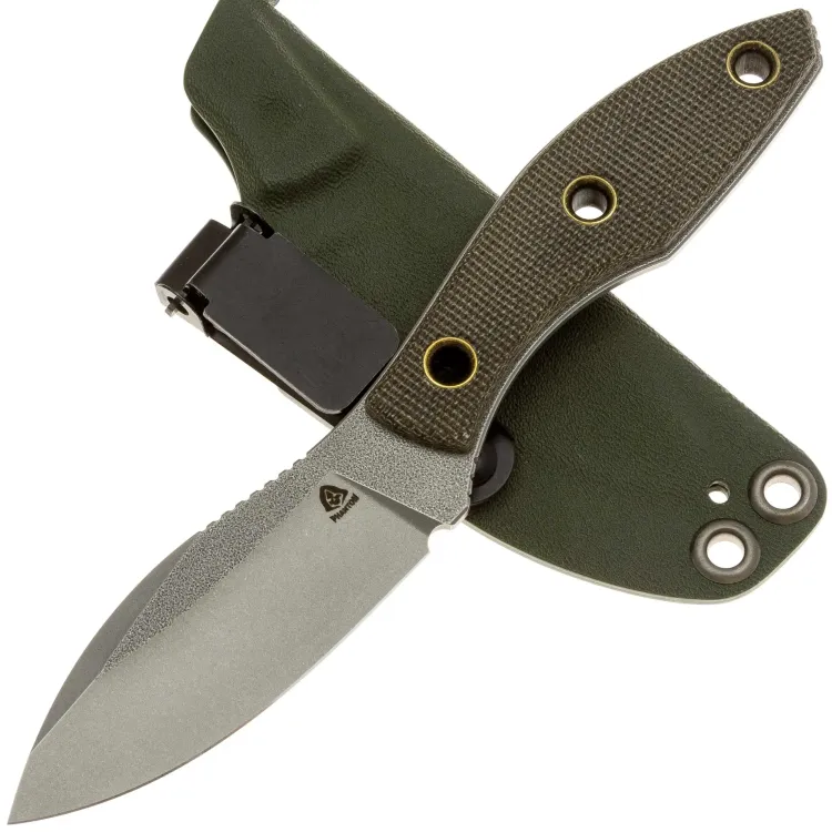 Нож PhantomTools Canuck mini gen2 сталь N690 рукоять Black canvas Micarta