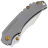 Нож Kansept Pelican EDC Tanto stonewash сталь S35VN рукоять Gray Titanium