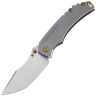 Нож Kansept Pelican EDC Tanto stonewash сталь S35VN рукоять Gray Titanium