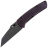 Нож Kansept Main Street blackwash сталь 154CM рукоять Purple G10