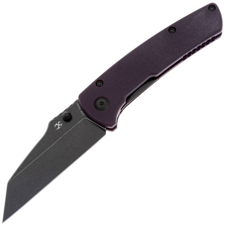 Нож Kansept Main Street blackwash сталь 154CM рукоять Purple G10