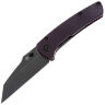 Нож Kansept Main Street blackwash сталь 154CM рукоять Purple G10