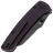 Нож Kansept Main Street blackwash сталь 154CM рукоять Purple G10