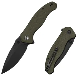 Нож CIVIVI Vyrent blackwash сталь Nitro-X7 рукоять Olive Canvas Micarta (C25037-2)