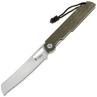 Нож SHOOZIZ XUN119D сталь D2 рукоять Green Micarta