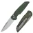 Нож Pro-Tech TR-3 stonewash сталь 154CM рукоять Green Aluminium