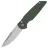Нож Pro-Tech TR-3 stonewash сталь 154CM рукоять Green Aluminium