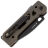 Нож WE Knife Tyro blackwash сталь CPM-20CV рукоять Bronze Titanium (WE24001-3)