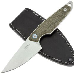 Нож MKM Makro 1 сталь M390 рукоять Green Canvas Micarta (MA01-GC)