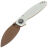 Нож Vosteed Shilin Cutter copper dune сталь 154CM рукоять White Norplex UltreX G10