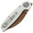 Нож Vosteed Shilin Cutter copper dune сталь 154CM рукоять White Norplex UltreX G10