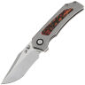 Нож Kansept Fermi stonewash сталь 20CV рукоять Grey Ti/Mars Valley FatCarbon