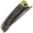 Нож Kizer Mini Momo black сталь S90V рукоять Titanium/Camo Gold FatCarbon