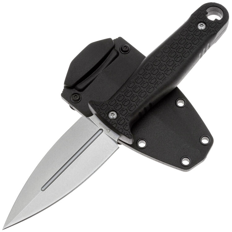 Нож Daggerr Combat stonewash сталь 8Cr14Mov рукоять Black FRN